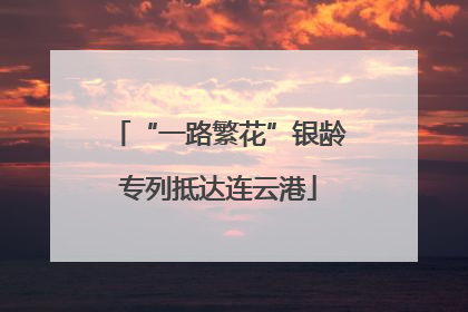 “一路繁花”银龄专列抵达连云港
