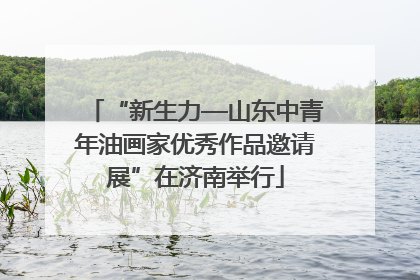 “新生力—山东中青年油画家优秀作品邀请展”在济南举行