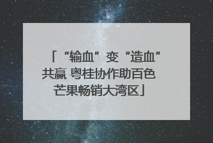 “输血”变“造血”共赢 粤桂协作助百色芒果畅销大湾区