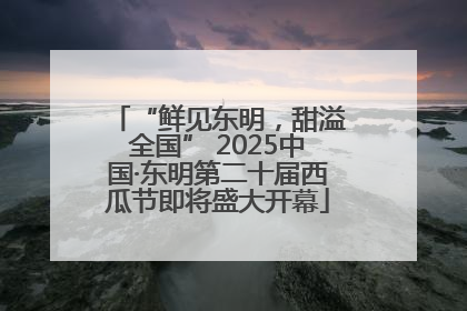 “鲜见东明，甜溢全国” 2025中国·东明第二十届西瓜节即将盛大开幕