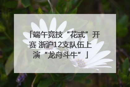 端午竞技“花式”开赛 浙沪12支队伍上演“龙舟斗牛”