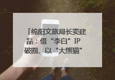 绵阳文旅局长窦建磊：借“李白”IP破圈、以“大熊猫”引流 依托科技优势绽放城市文旅魅力｜文旅局长说