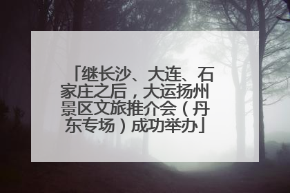 继长沙、大连、石家庄之后，大运扬州景区文旅推介会（丹东专场）成功举办