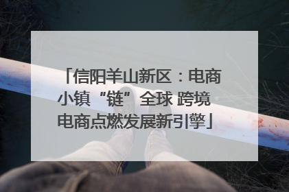 信阳羊山新区：电商小镇“链”全球 跨境电商点燃发展新引擎