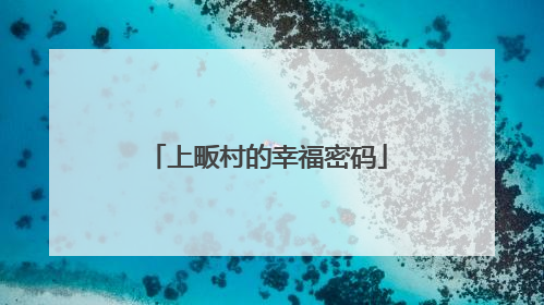 上畈村的幸福密码