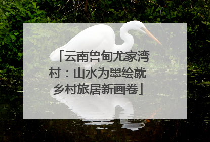 云南鲁甸尤家湾村：山水为墨绘就乡村旅居新画卷