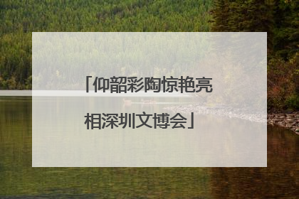 仰韶彩陶惊艳亮相深圳文博会