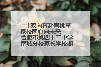双向奔赴育桃李 家校同心向未来——合肥市第四十二中学南城分校家长学校期末总结会圆满召开