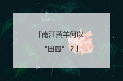南江黄羊何以“出圈”？