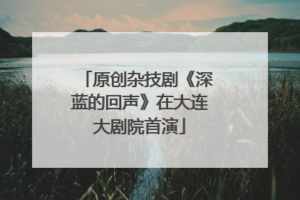 原创杂技剧《深蓝的回声》在大连大剧院首演