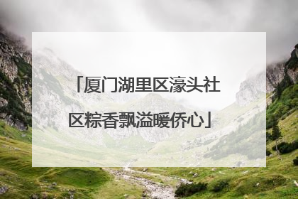 厦门湖里区濠头社区粽香飘溢暖侨心