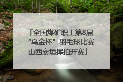 全国煤矿职工第8届“乌金杯”羽毛球比赛山西襄垣挥拍开赛