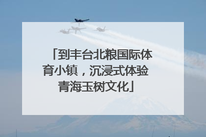 到丰台北粮国际体育小镇，沉浸式体验青海玉树文化