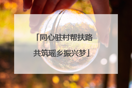 同心驻村帮扶路 共筑瑶乡振兴梦