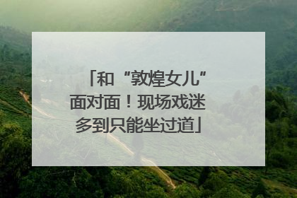 和“敦煌女儿”面对面！现场戏迷多到只能坐过道