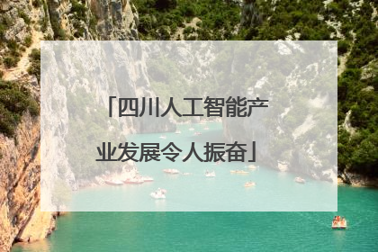 四川人工智能产业发展令人振奋
