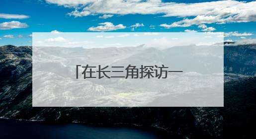 在长三角探访一体化实践，我想到了三个关键词