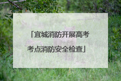 宜城消防开展高考考点消防安全检查