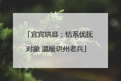 宜宾珙县：情系优抚对象 温暖珙州老兵