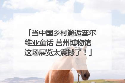 当中国乡村邂逅塞尔维亚童话 莒州博物馆这场展览太震撼了！
