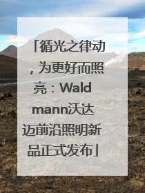 循光之律动，为更好而照亮：Waldmann沃达迈前沿照明新品正式发布