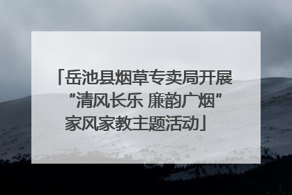 岳池县烟草专卖局开展“清风长乐 廉韵广烟”家风家教主题活动