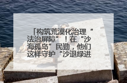 构筑荒漠化治理“法治屏障”！在“沙海孤岛”民勤，他们这样守护“沙退绿进”的生态奇迹