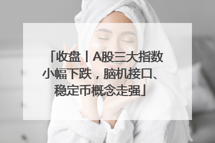 收盘丨A股三大指数小幅下跌，脑机接口、稳定币概念走强