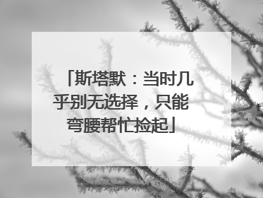 斯塔默：当时几乎别无选择，只能弯腰帮忙捡起