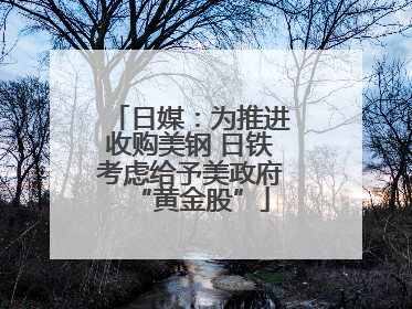 日媒：为推进收购美钢 日铁考虑给予美政府“黄金股”