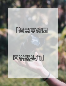 智慧零碳园区崭露头角