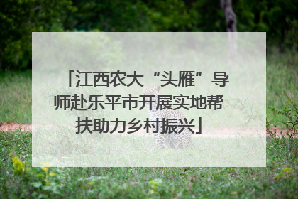 江西农大“头雁”导师赴乐平市开展实地帮扶助力乡村振兴