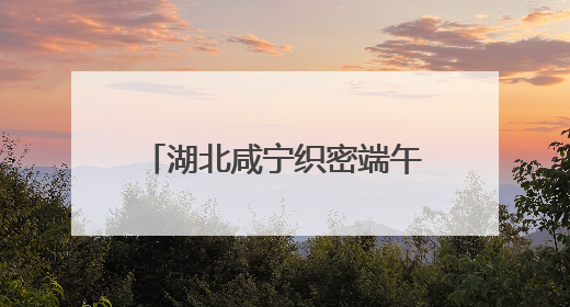 湖北咸宁织密端午节消防“安全网”