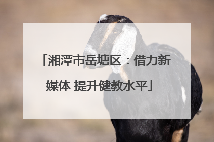 湘潭市岳塘区：借力新媒体 提升健教水平