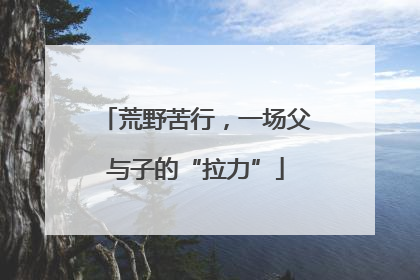 荒野苦行，一场父与子的“拉力”