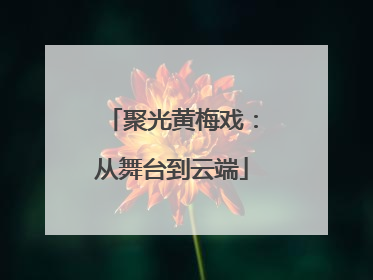 聚光黄梅戏：从舞台到云端
