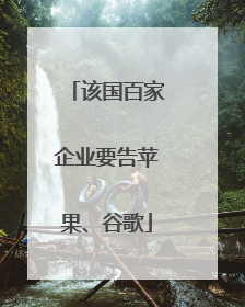 该国百家企业要告苹果、谷歌
