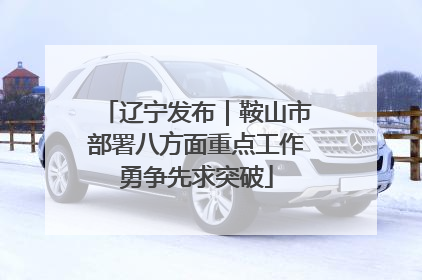 辽宁发布｜鞍山市部署八方面重点工作勇争先求突破