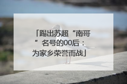 踢出苏超“南哥”名号的00后：为家乡荣誉而战