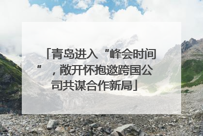 青岛进入“峰会时间”，敞开怀抱邀跨国公司共谋合作新局