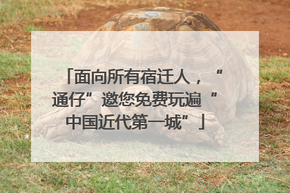 面向所有宿迁人，“通仔”邀您免费玩遍“中国近代第一城”