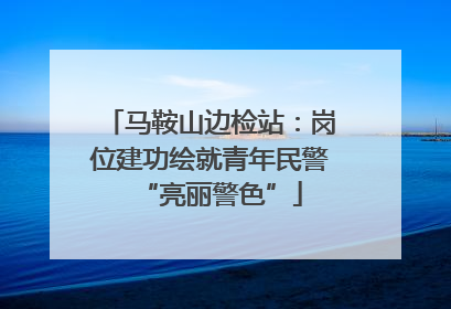 马鞍山边检站：岗位建功绘就青年民警“亮丽警色”