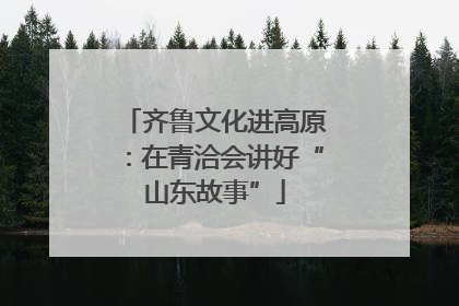 齐鲁文化进高原：在青洽会讲好“山东故事”