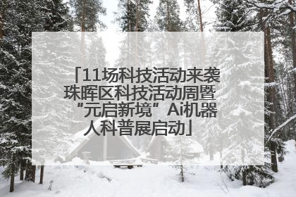 11场科技活动来袭 珠晖区科技活动周暨“元启新境”Ai机器人科普展启动