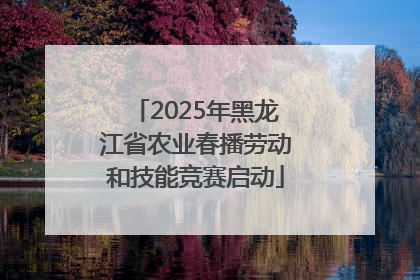 2025年黑龙江省农业春播劳动和技能竞赛启动