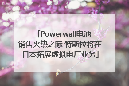 Powerwall电池销售火热之际 特斯拉将在日本拓展虚拟电厂业务